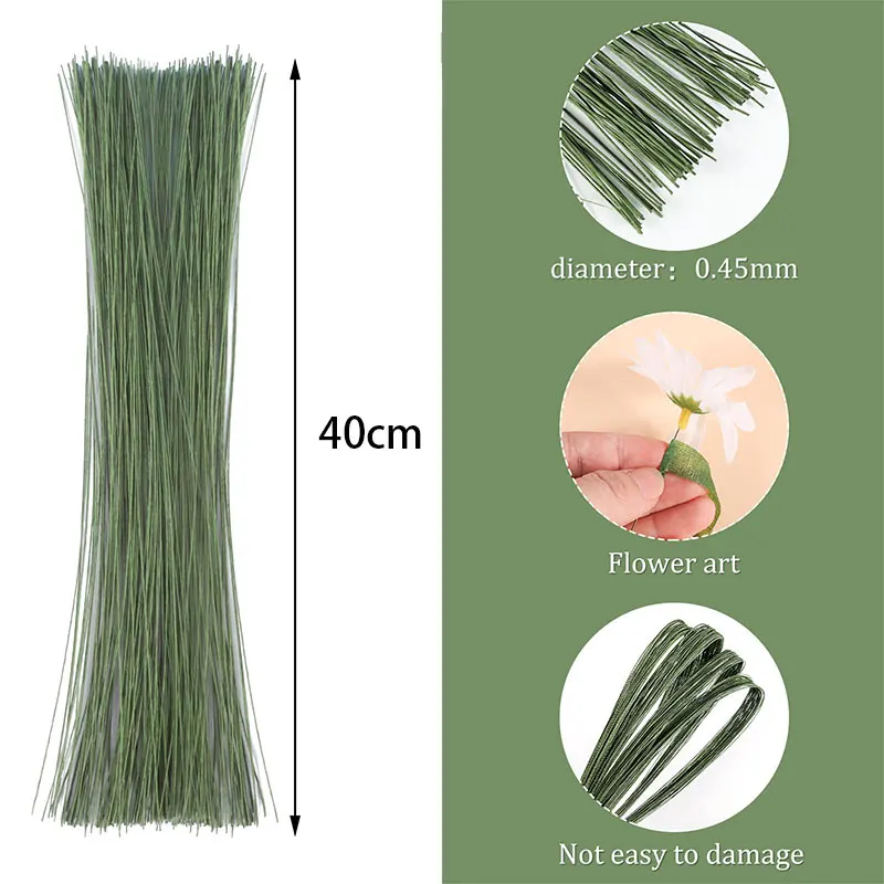 ลวดจัดดอกไม้ 100 ชิ้น ลวดเหล็ก - Florist Flower Supply บทวิจารณ์และราคา