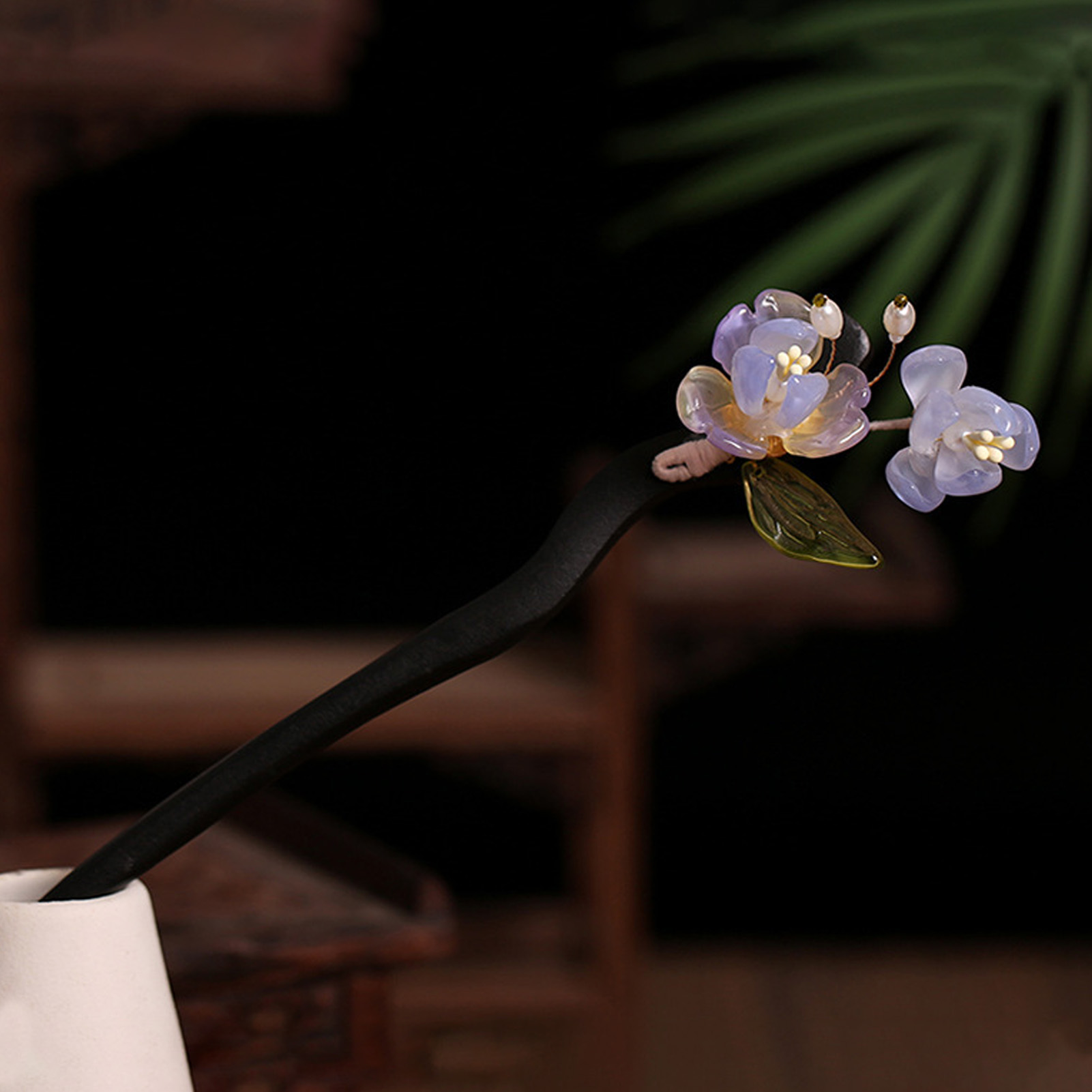 กิ๊บติดผมพู่ดอกไม้สไตล์จีน วิน - Supply Florist บทวิจารณ์และราคา