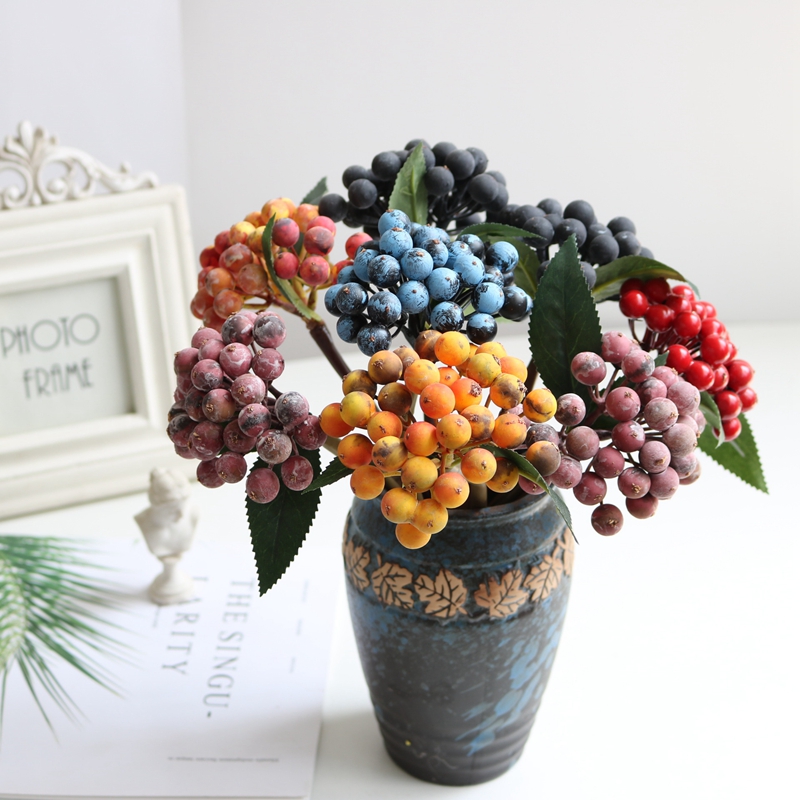 1 ชิ้น ก้านเบอร์รี่ประดิษฐ์พร้ - Florist Supply Bulk บทวิจารณ์และราคา